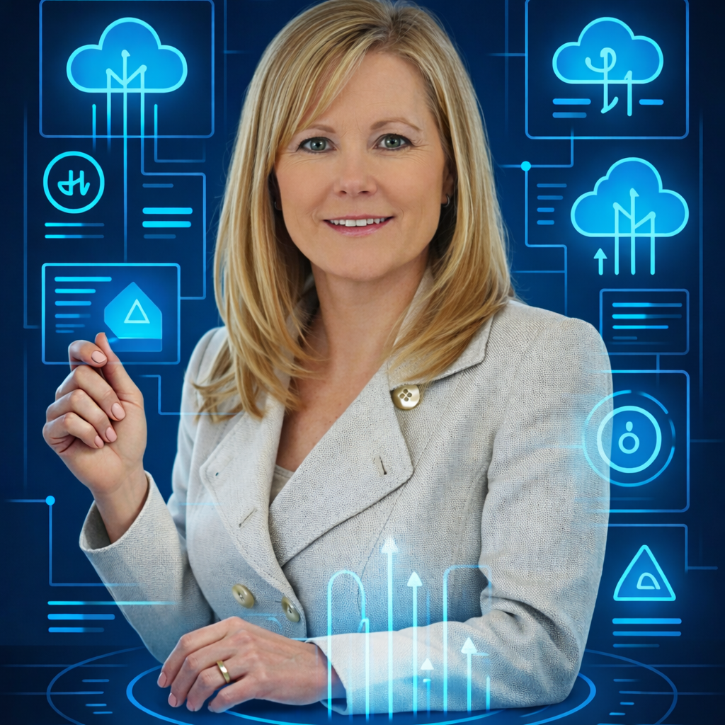 TD Futuristic tech portrait